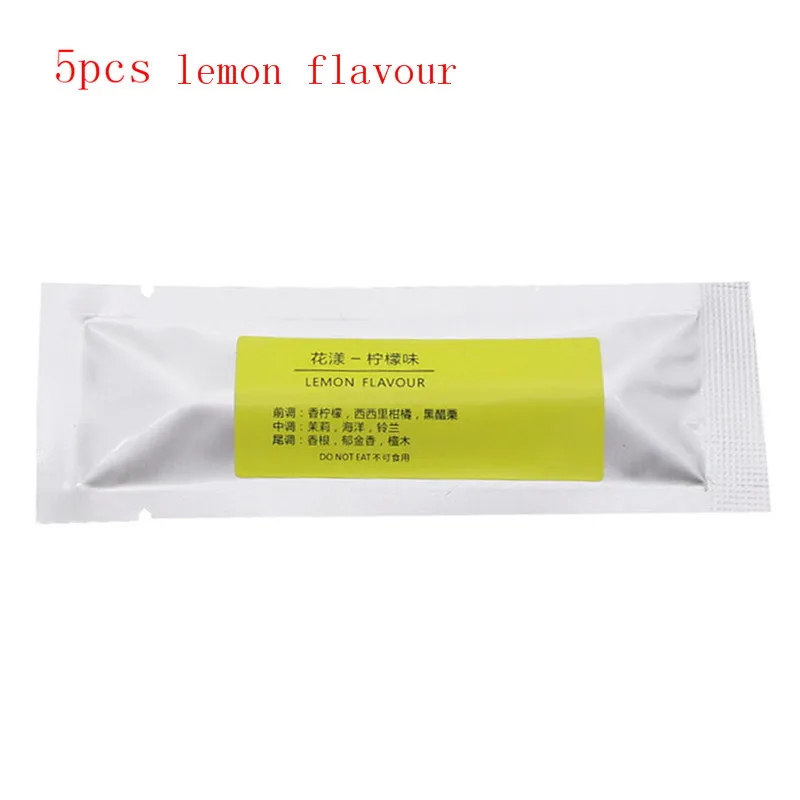 5pcs lemon flavour 5X автомобильный парфюм, Автомобильный воздухоочиститель, ароматическая палочка с зажимом, украшения, натуральный аромат в автомобиле, очиститель воздуха, сохраняет свежесть, аксессуары для салона автомобиля - Название цвета: 5pcs lemon flavour