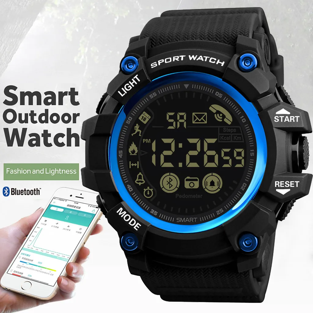 Диск большой экран smart watch Bluetooth многофункциональные водонепроницаемые