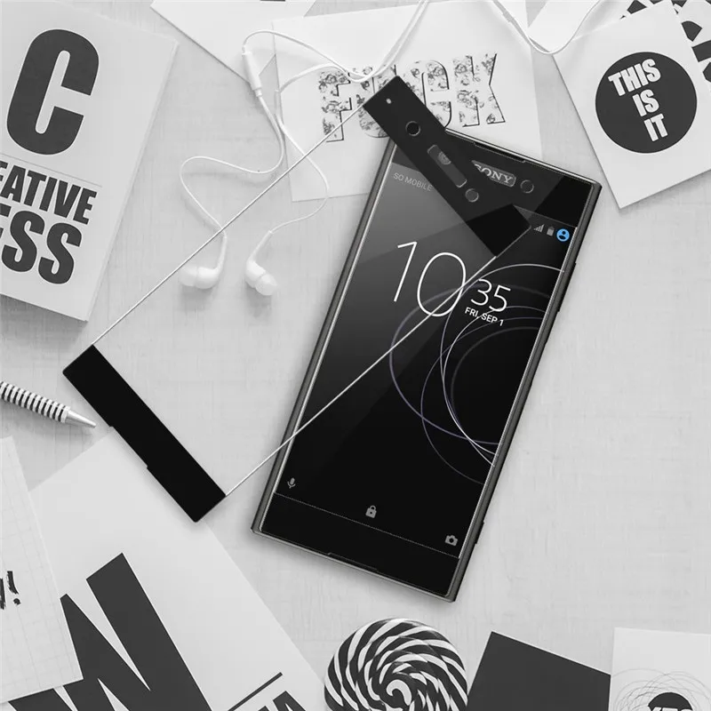 Полноэкранное закаленное стекло для Sony Xperia XA1 XA Защитное Plus Ultra защитный чехол