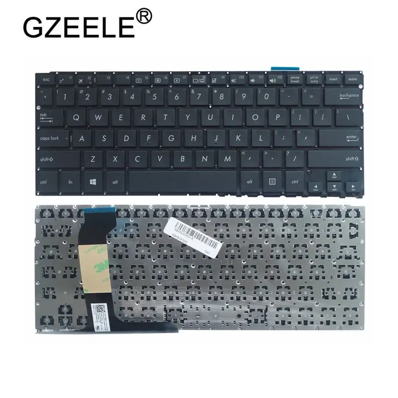 Новая английская клавиатура GZEELE для ноутбука Asus ZenBook UX360 UX360CA UHM1T UX360UA US черная