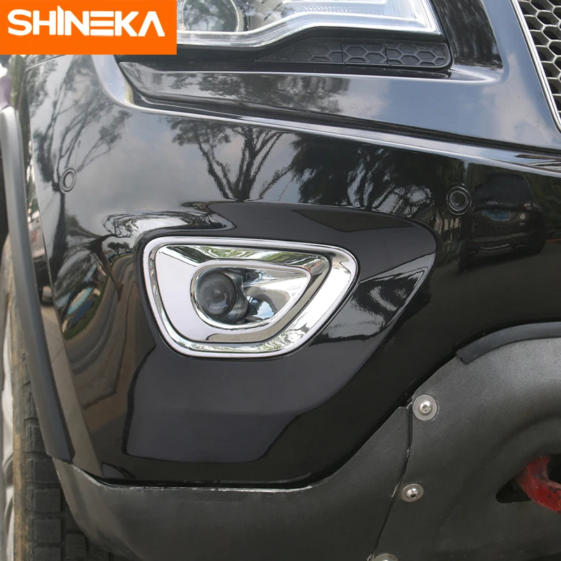 SHINEKA хромированный Стайлинг для Jeep Grand Cherokee 2014 2016 ABS передняя противотуманная фара