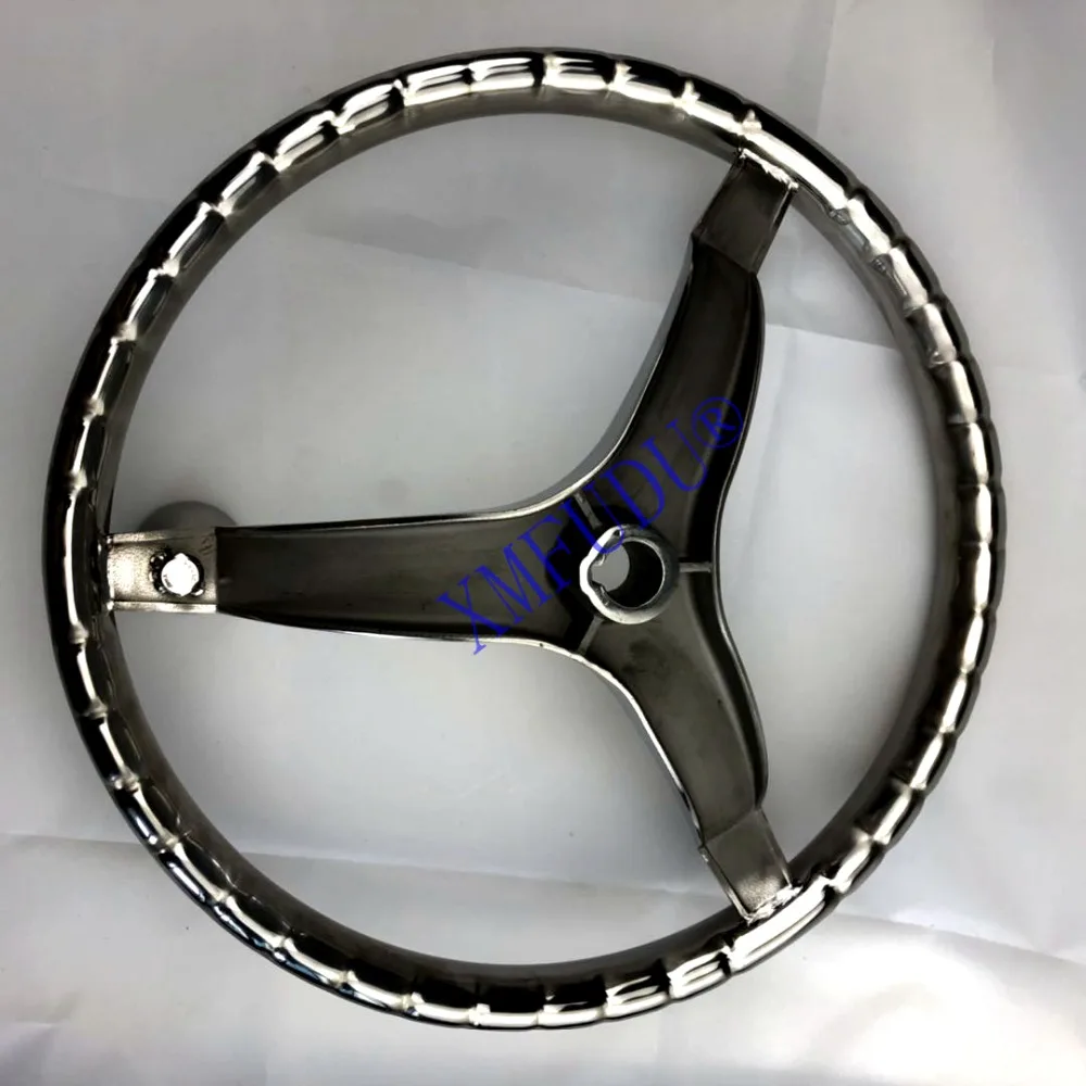 Рулевое колесо для лодки из нержавеющей стали 3 спицы диаметром 13 1/2 дюйма с