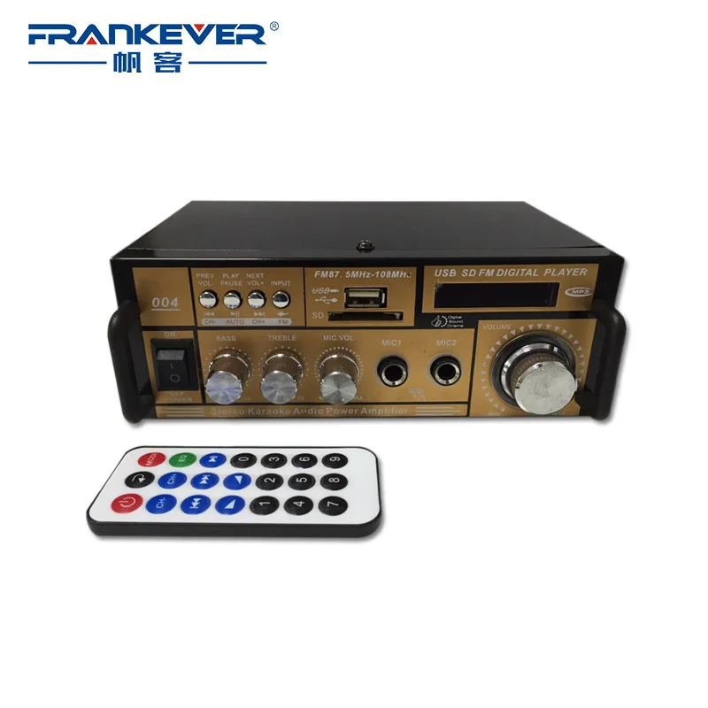 Frankever Hi Fi цифровой аудио усилитель автомобильный домашний 2 1 высокое качество DC12V