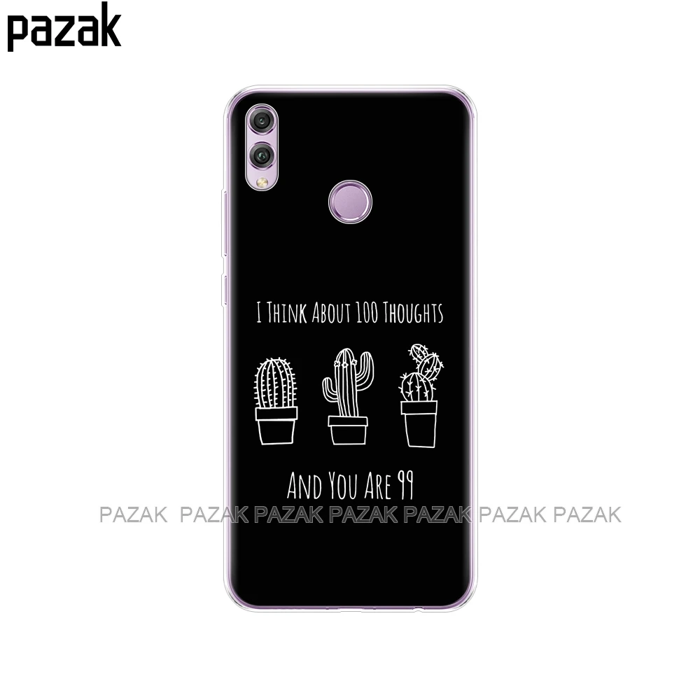 34493 Силиконовый чехол для huawei honor 8x, чехлы 6,5 дюйма, мягкая задняя крышка из ТПУ для huawei honor 8x, Защитные чехлы для телефонов, оболочка, чехлы - Цвет: 34493