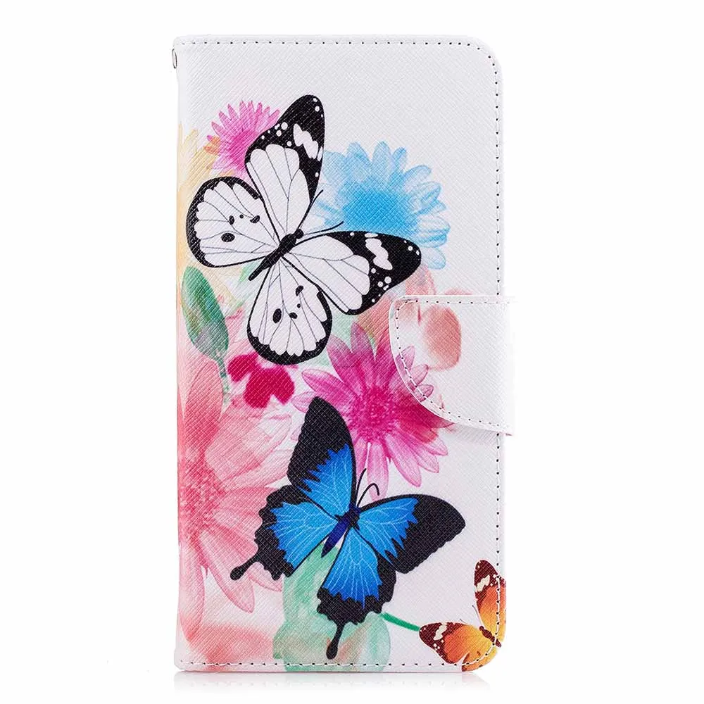 Two Butterflies Чехол-книжка для Redmi Note 6 с изображением панды дерева из искусственной кожи для Xiaomi POCO F1 A2 Lite Redmi Note 5 Pro 5A Redmi 6 6A Funda Cover B116 - Цвет: Two Butterflies