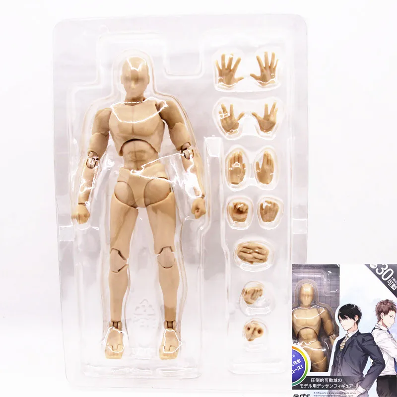 NEW HE Simple OPP SHFiguarts мульти-шарнир подвижное тело Кун/тело Чан тело-кун серый цвет черный ПВХ фигурка Коллекционная модель игрушки - Цвет: NEW HE Simple OPP