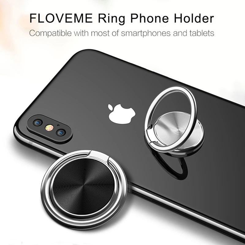Держатель кольцо FLOVEME на палец для телефона 180 металлические кольца держатели