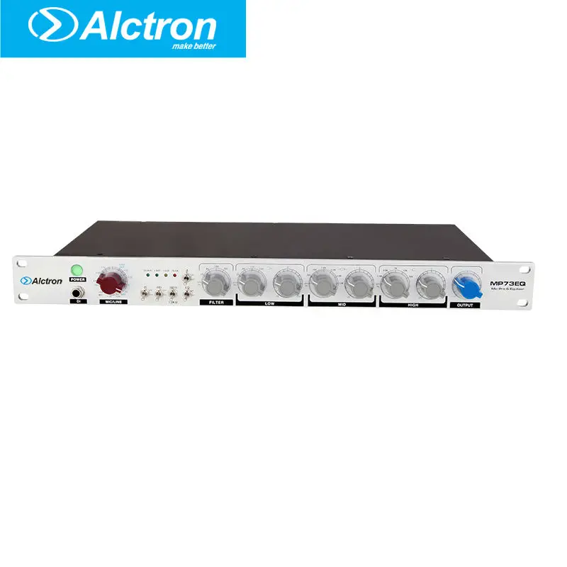 Alctron MP73EQ высокого класса микрофон/инструмент предусилитель и эквалайзер pro MIC/line