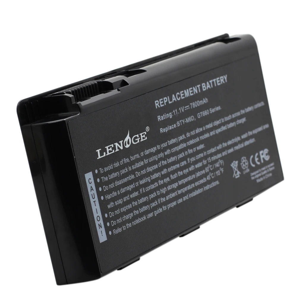 YHR 7800Mah laptop battery For MSI BTY-M6D E6603 GT60 GT660R GT670 GT680DXR GT683 GT685H GT70H GT760R GT780DX GT783 GX60 GX780 |