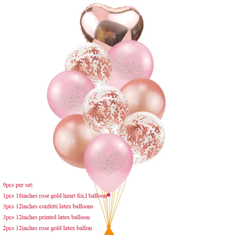 Heart balloon 5 Воздушные шары для влюбленных надувной воздушный шар Свадебные украшения на День святого Валентина Гелиевый шар I Love You Baloon вечерние украшения S8XN - Цвет: Heart balloon 5