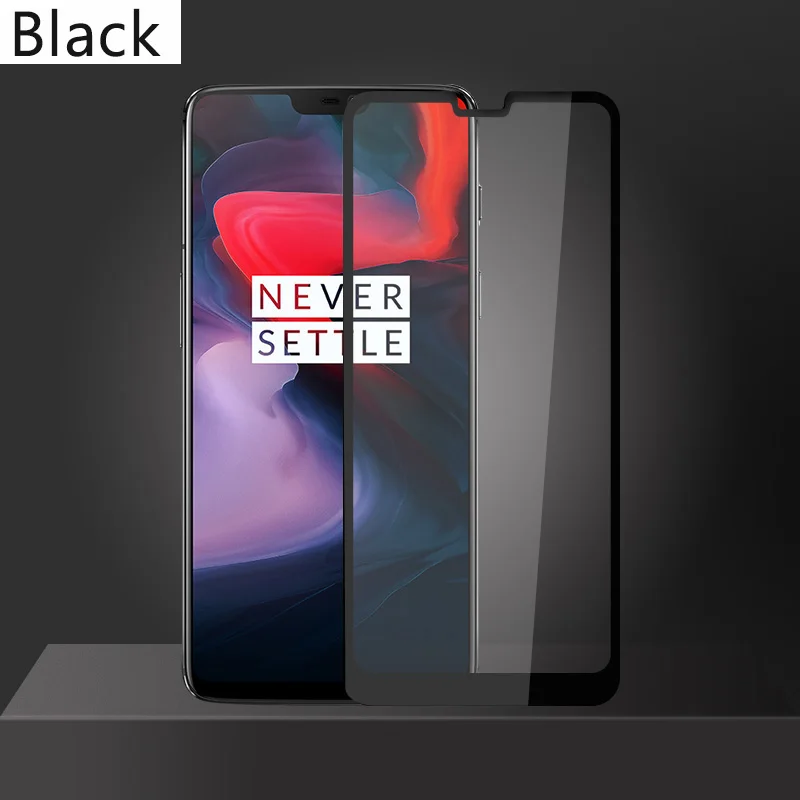 UVR, 50 шт., для Oneplus 6, Oneplus6, 5D, закругленные края, 3D, полное покрытие, закаленное стекло, Защитная пленка для экрана 1+ 6 One Plus 6 glass