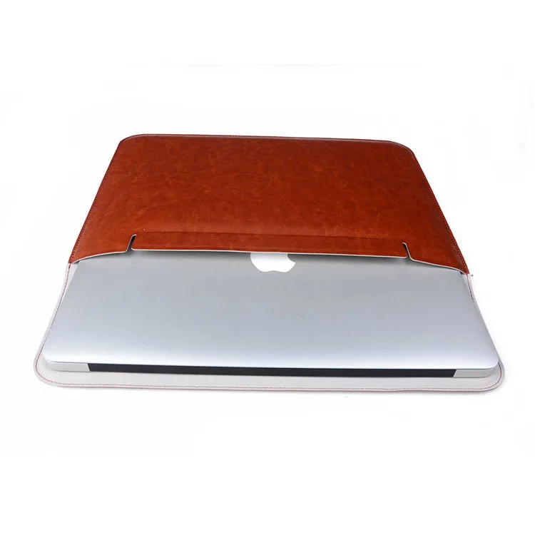 Совершенно новый смарт стенд ПУ кожаный чехол Обложка сумка для Apple Macbook 11 дюймов