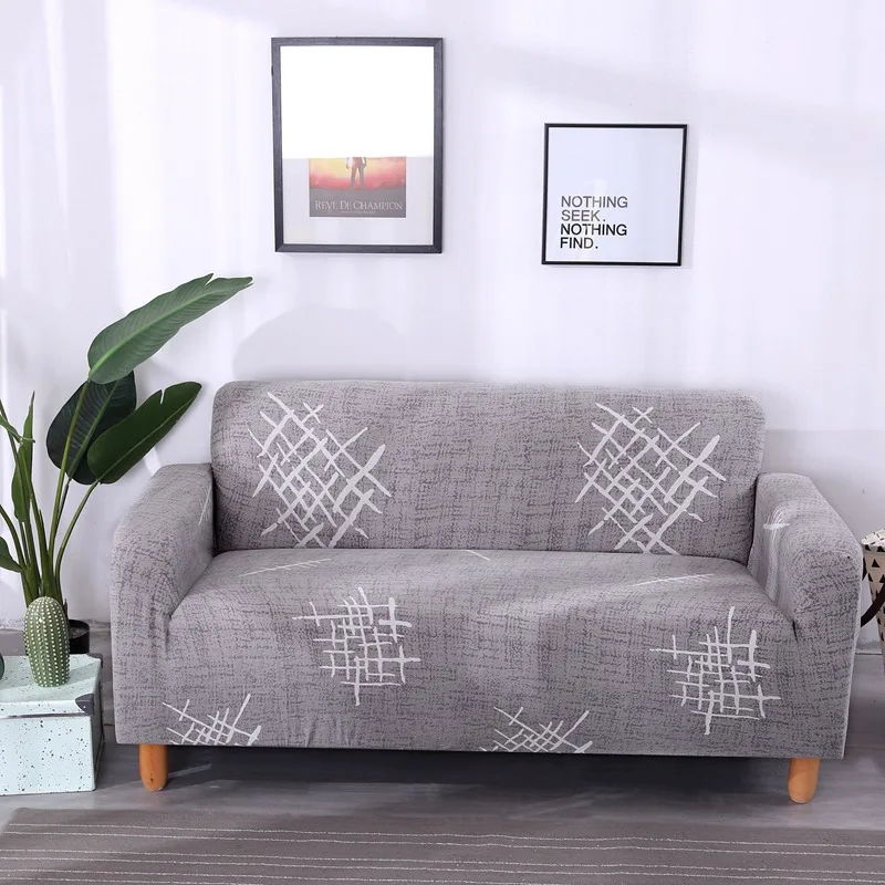 Fossil Slipcovers диван плотный обертывание все включено нескользящий чехол для секционного дивана диван Coversfor гостиная эластичный чехол на весь диван - Цвет: Fossil