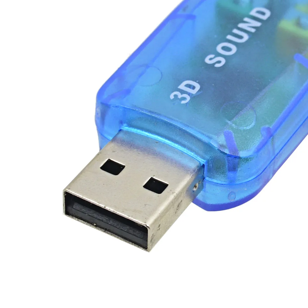 Внешняя звуковая карта TISHRIC с USB на 3D Аудио адаптер 5 1 канальный звук