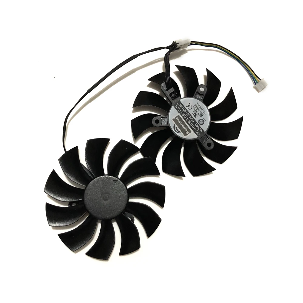 2 шт./компл. 4Pin 85 мм GTX 980Ti 950 GPU VGA кулер Графика карта вентилятор для EVGA GTX980TI GTX950 ACX2.0