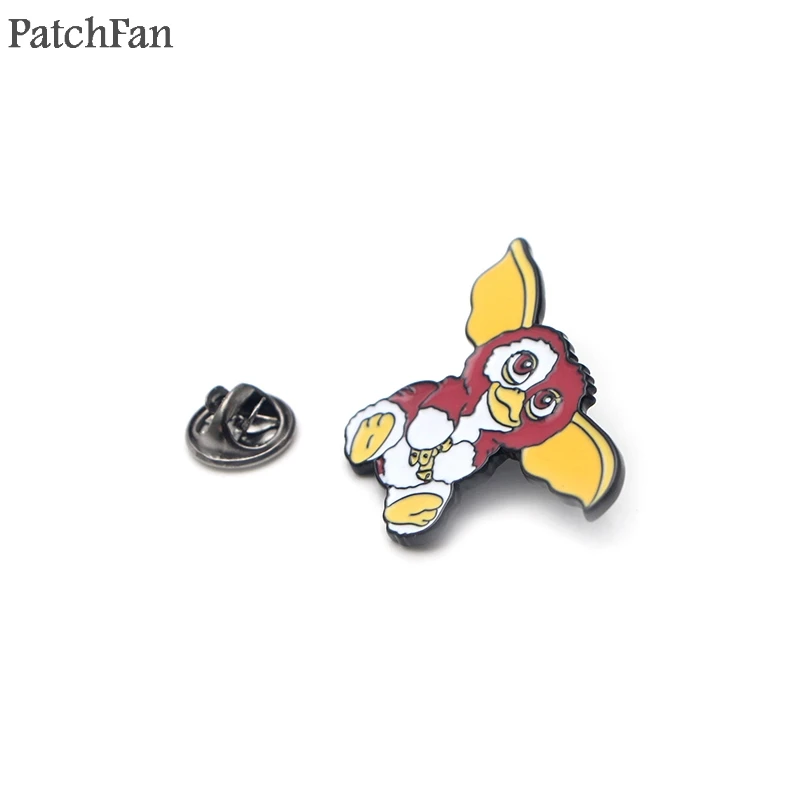 Patchfan Gremlins Gizmo цинковый галстук Мультяшные забавные булавки броши для рюкзака, одежды для мужчин и женщин шляпа Декоративные значки медали aΩ
