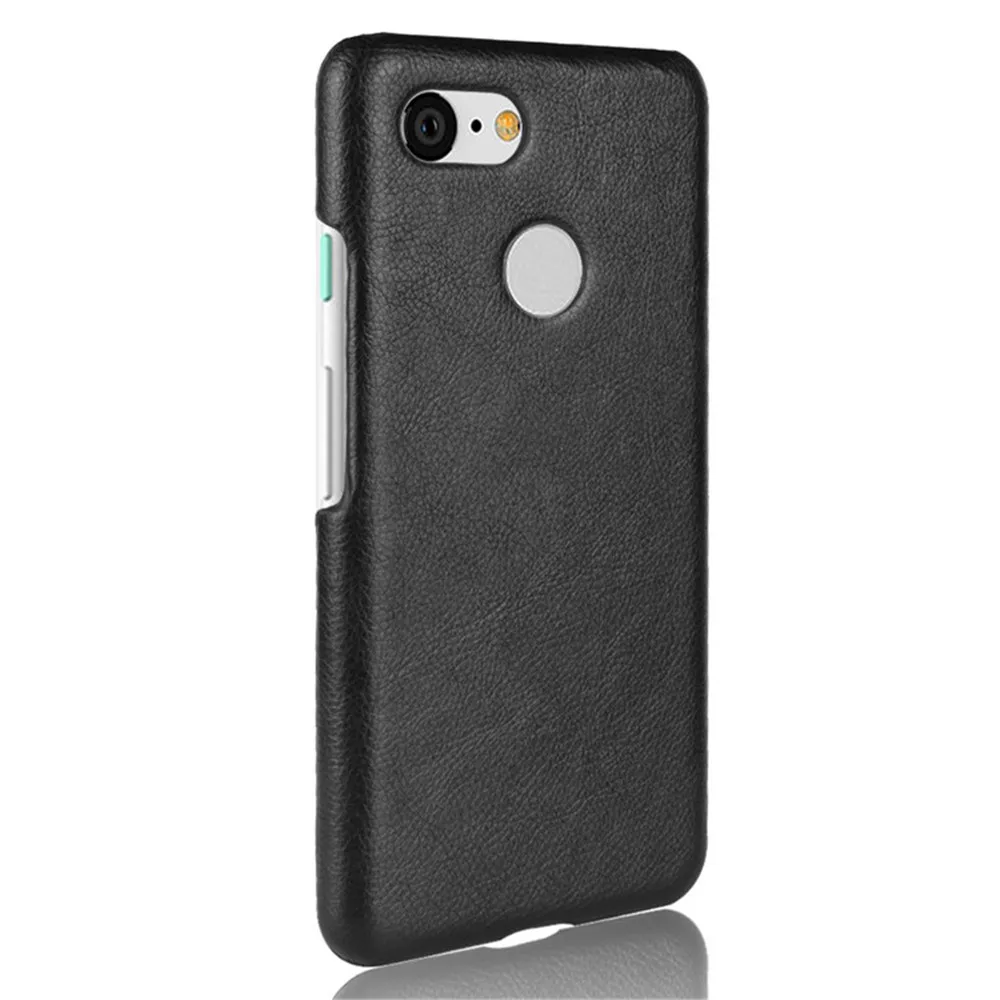 Чехол для Google pixel 3 роскошный чехол из искусственной кожи с зернистой текстурой