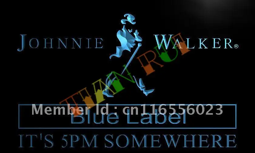 

LA482-это 5, где-нибудь Johnnie Walke, светодиодный неоновый знак
