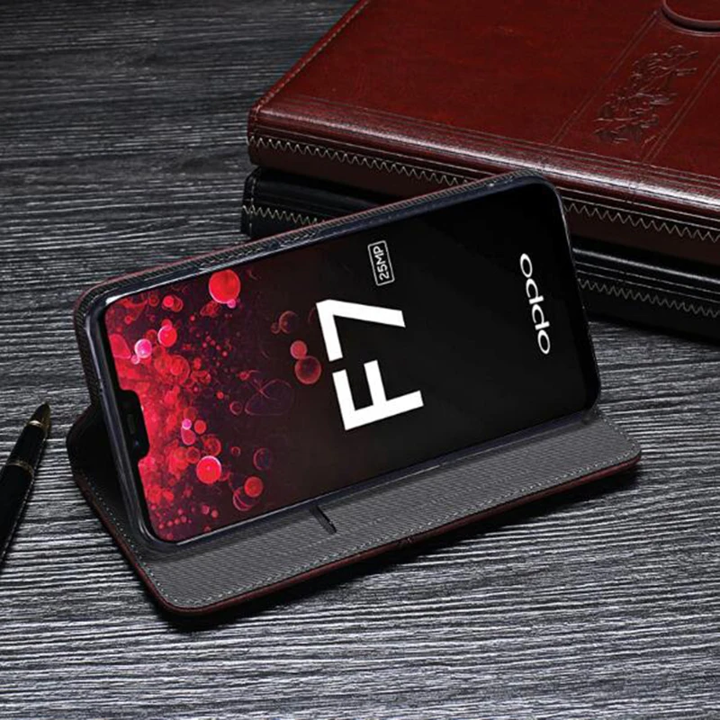 YeLun бумажник чехол для OPPO F7 случае Роскошные Единорог Ретро кошелек