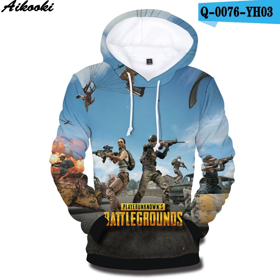 Высокое качество 3D худи PUBG для мужчин/wo для мужчин Playerunknown's Battlegrounds модная одежда для игр 3D принт PUBG мужская толстовка с капюшоном - Цвет: Черный