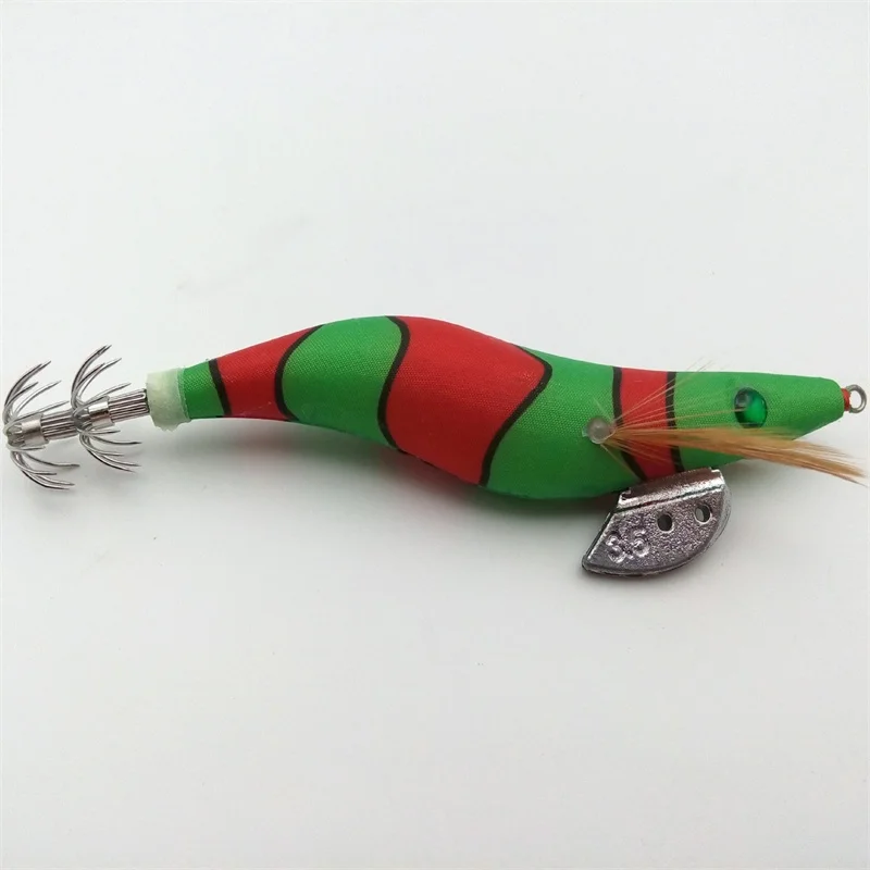 Древесные креветки кальмары приманка с крючком Осьминогом 4 шт. 13 5 см 21 г для