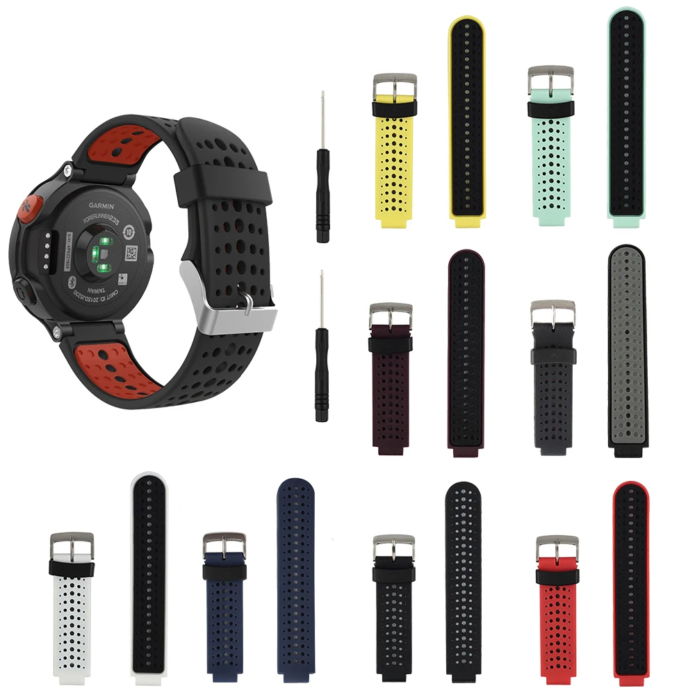 Honecumi браслет для наручных часов Garmin 735XT силиконовый браслет на запястье, ремешок для смарт-часов Garmin Forerunner 220 230 235 630 620 735XT Смарт-часы