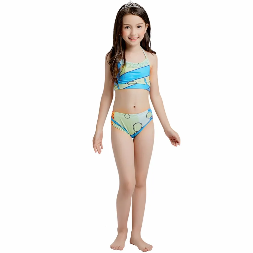 Лидер продаж детский купальный костюм Русалочки без монофина для девочек