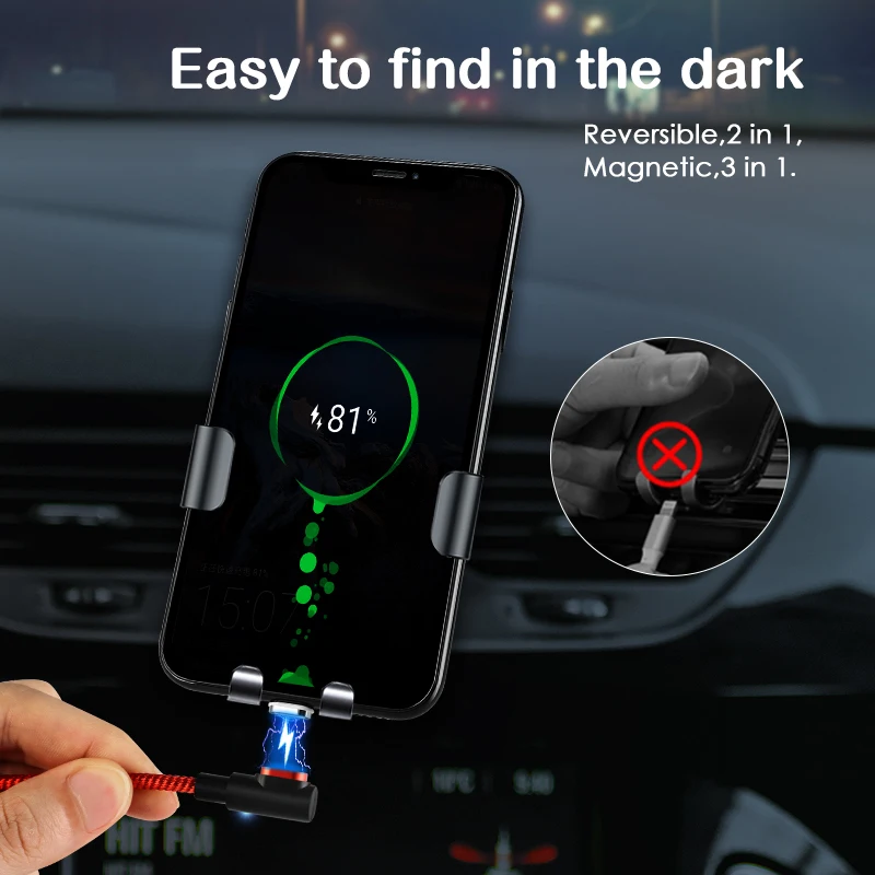 1 м Магнитный зарядный кабель Micro USB для iPhone XR XS Huawei Xiaomi магнитное зарядное