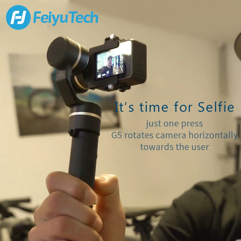 FeiyuTech Новый fy G5 3-осевой ручной карданный брызгозащищенный для GoPro HERO5 4 3 + Xiaomi yi 4k SJ