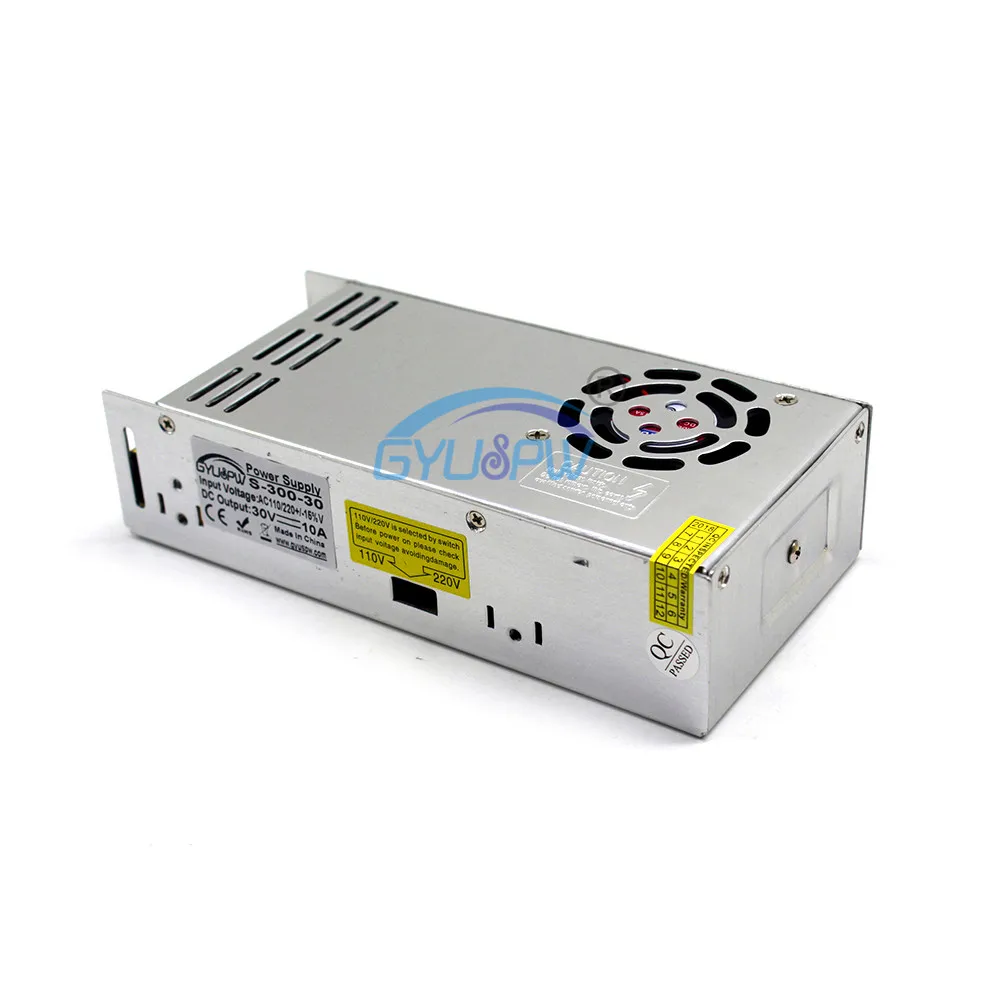 Драйвер импульсного источника питания Светильник трансформатор 30 в 10 А 300 Вт 110 В