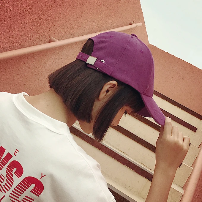 Мода Gorras летние фиолетовые бейсболки женские корейские Ulzzang Harajuku Милые простые хип хоп бейсболка Рик и Морти кепки s