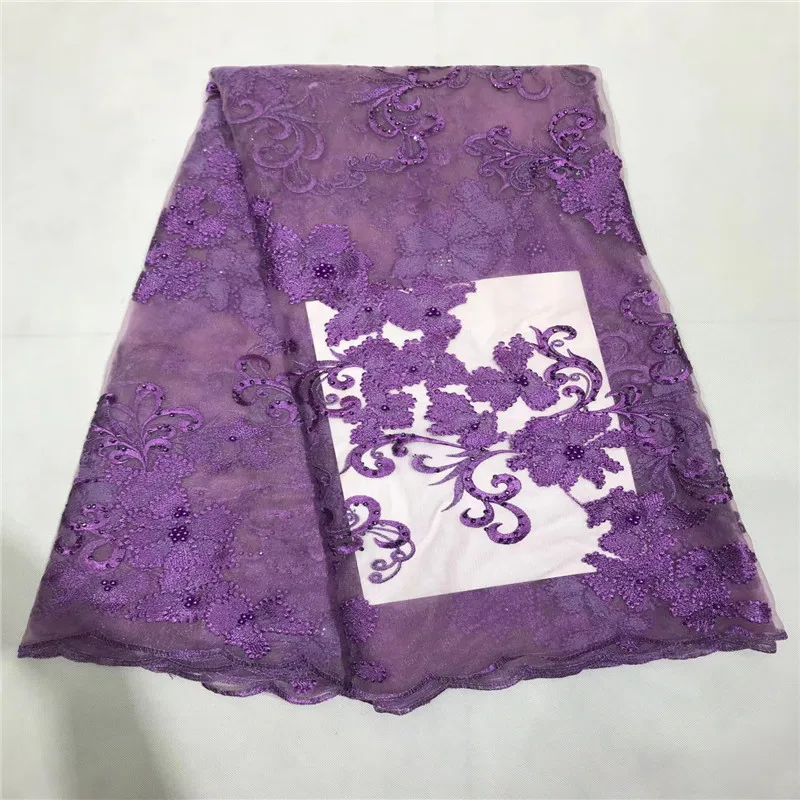 Розничная продажа высокого качества французский чистая кружевной ткани