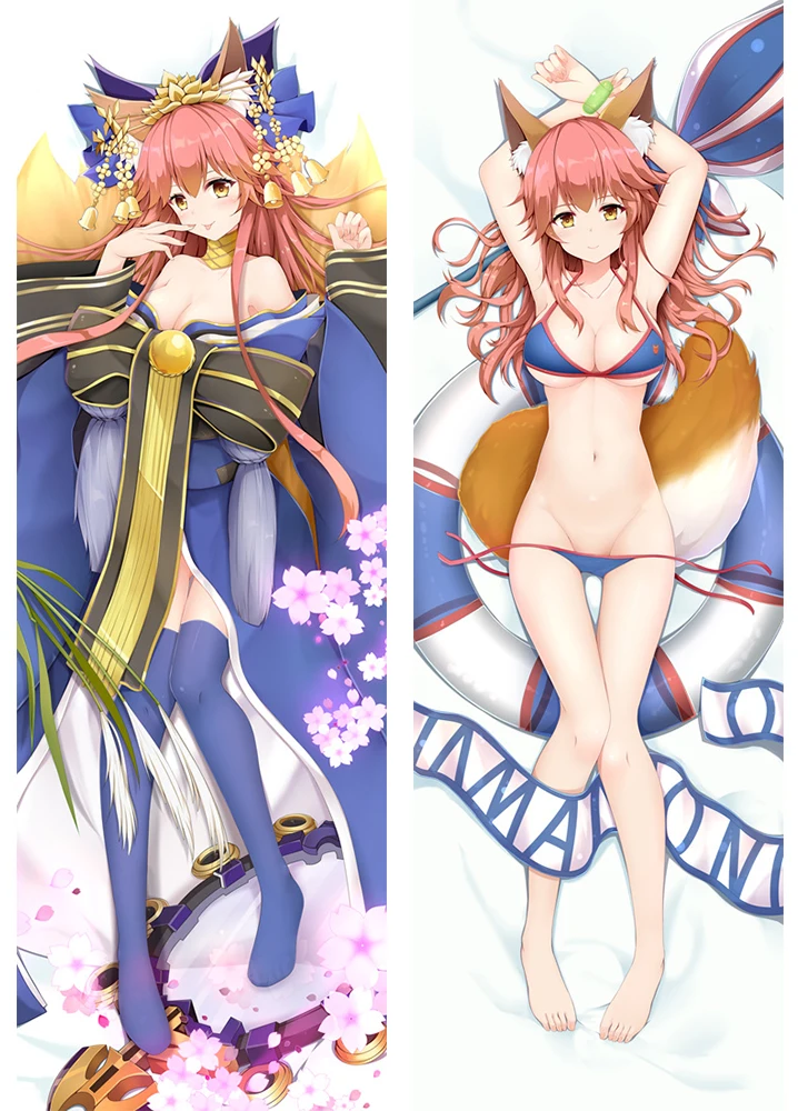 November update японское аниме Fate/EXTRA FGO сексуальная девушка Tamamo no Mae обнимающая подушка