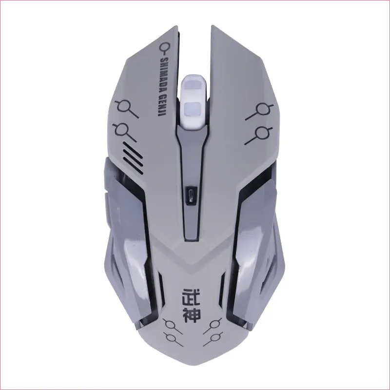 OW мышь с дышащей светодиодной подсветкой игровая D. VA Genji Reaper проводная USB