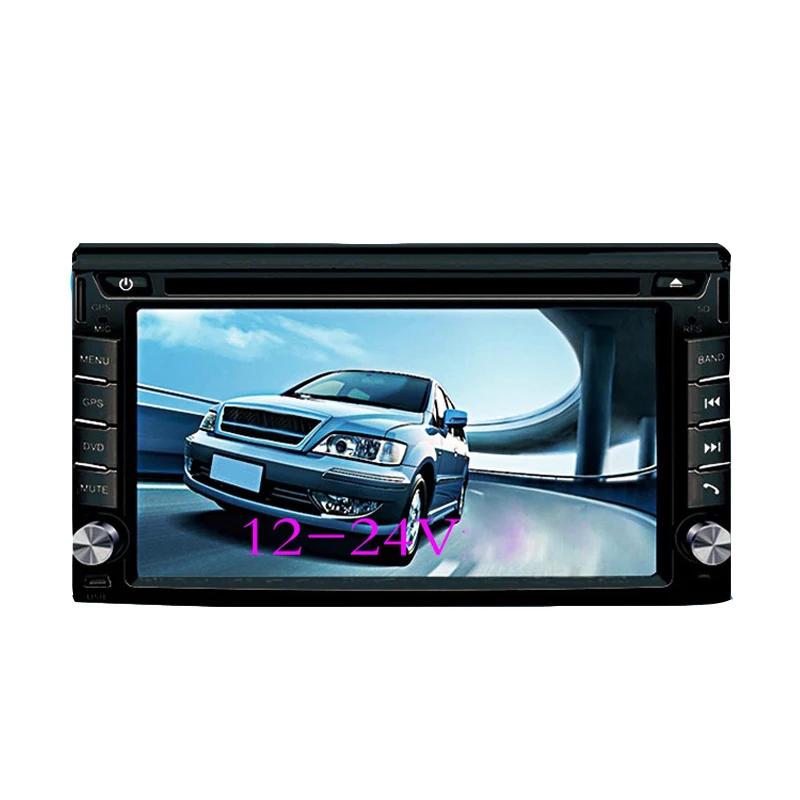 Hands-free двойной шпиндель Bluetooth 6 2 дюймов Автомобильный навигатор dvd-плеер HD
