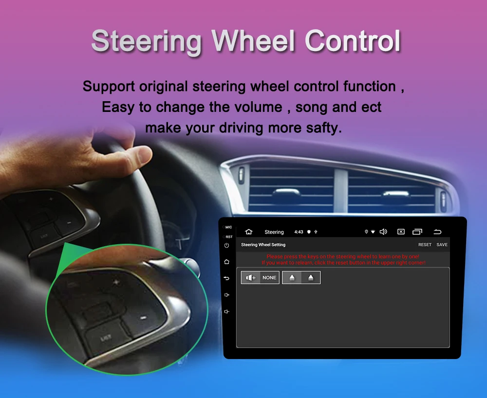 Navivox 1" 2 Din Android 9,0 Автомобильный мультимедийный для Ford Focus 2 Exi MT 2004 2005 2006-2008 2009 2010 2011 gps Автомагнитола головное устройство