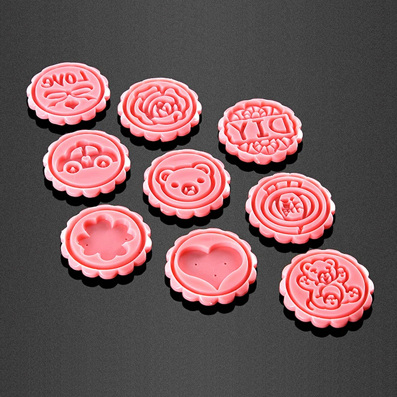 9 штампов форма для торта в форме цветка Луны китайский фестиваль средней осени