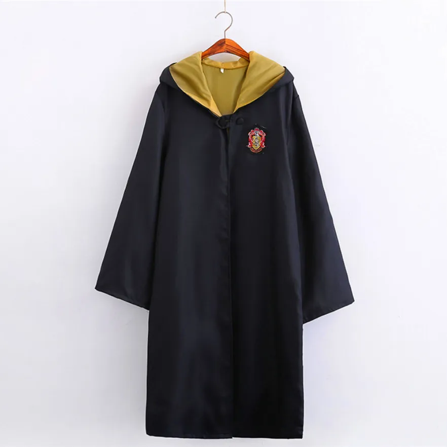 Huf 155 Action hp Quidditchs Colth Hogwart Robe плащ Гриффиндор слизеринс hp Harri Magic платье косплей костюм Одежда для сцены - Цвет: Huf 155