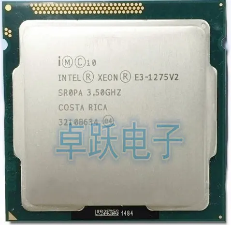 Четырехъядерный процессор Intel E3 1275V2 V2 3 5 ГГц 77 Вт рассеянные детали бесплатная