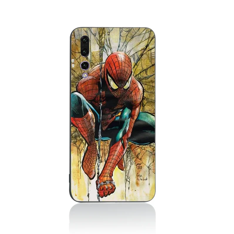 Мягкий силиконовый чехол MaiYaCa Spiderman comics для Huawei Honor 9 10 P20 P20pro P20lite NOVA2 2plus 3E телефона |