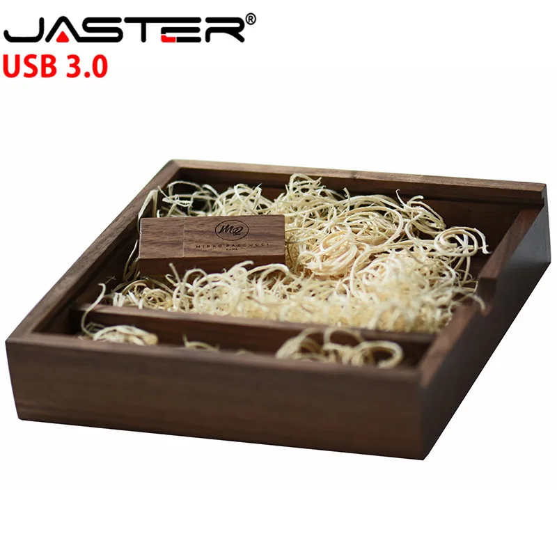 JASTER деревянный фотоальбом флеш-накопитель USB 3 0 pendrive 4 ГБ 32 64 Гб 128 u-диск подарок