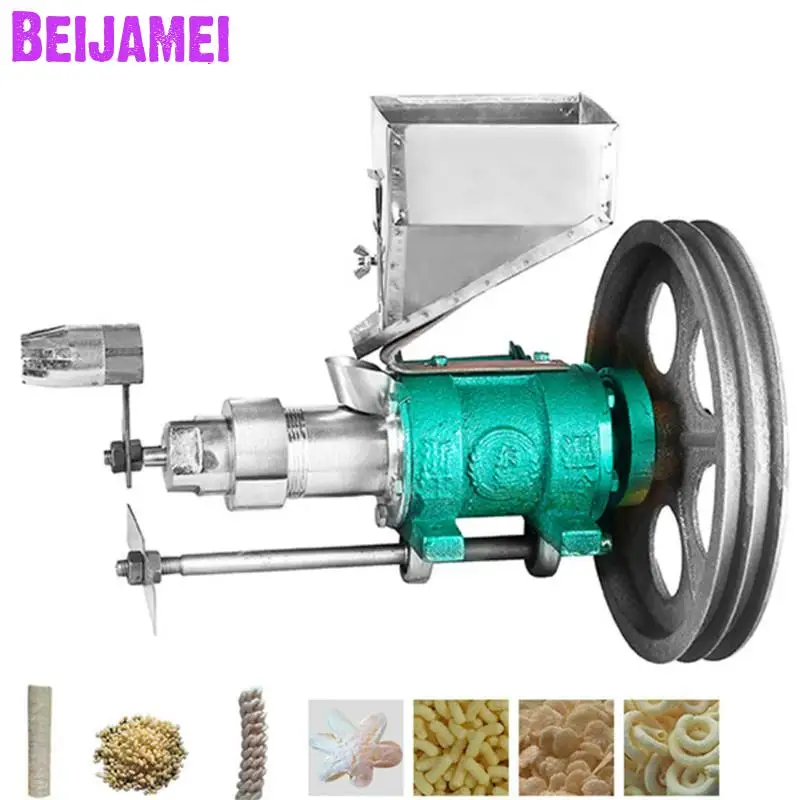 

BEIJAMEI Small Business Use Mini Puffed Corn rice Snacks Food Extruder machines/rice puff snack extruder machine