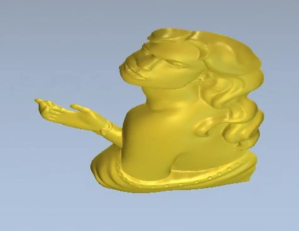 3d модель рельеф для ЧПУ в формате STL bas girl|3d model relief|3d relief modelfor cnc |