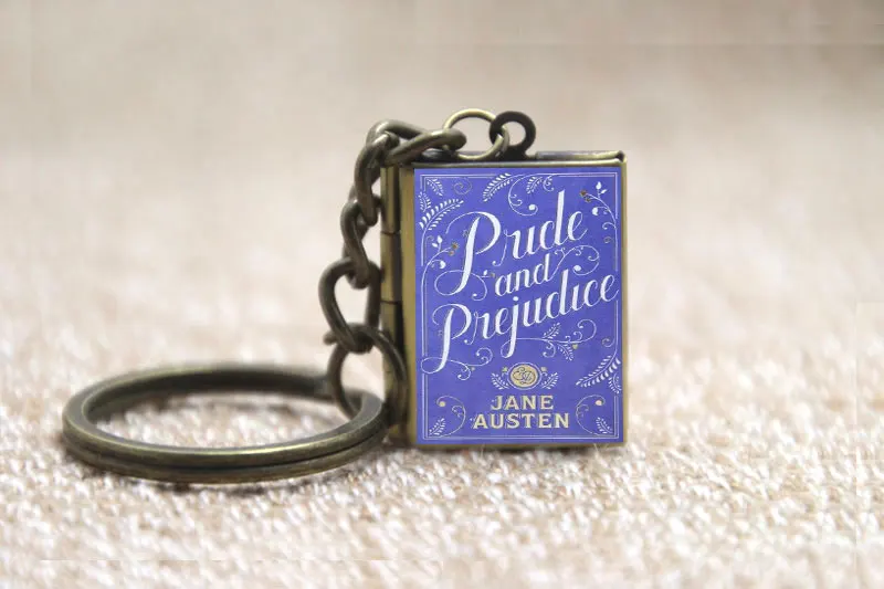 Обложка медальон в виде книги гордости и предсказаний ожерелье брелок