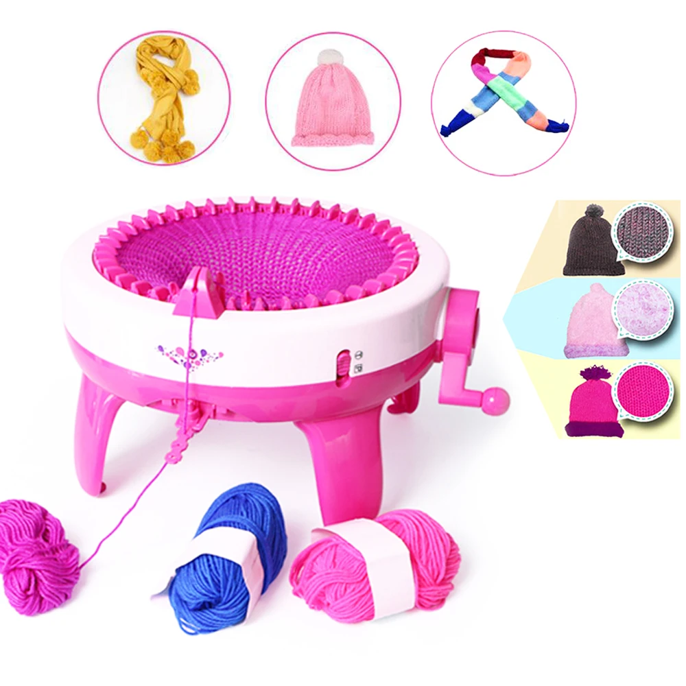 40 игл большая рука детей вязание плетение машины ткацкий станок вязать обучающий