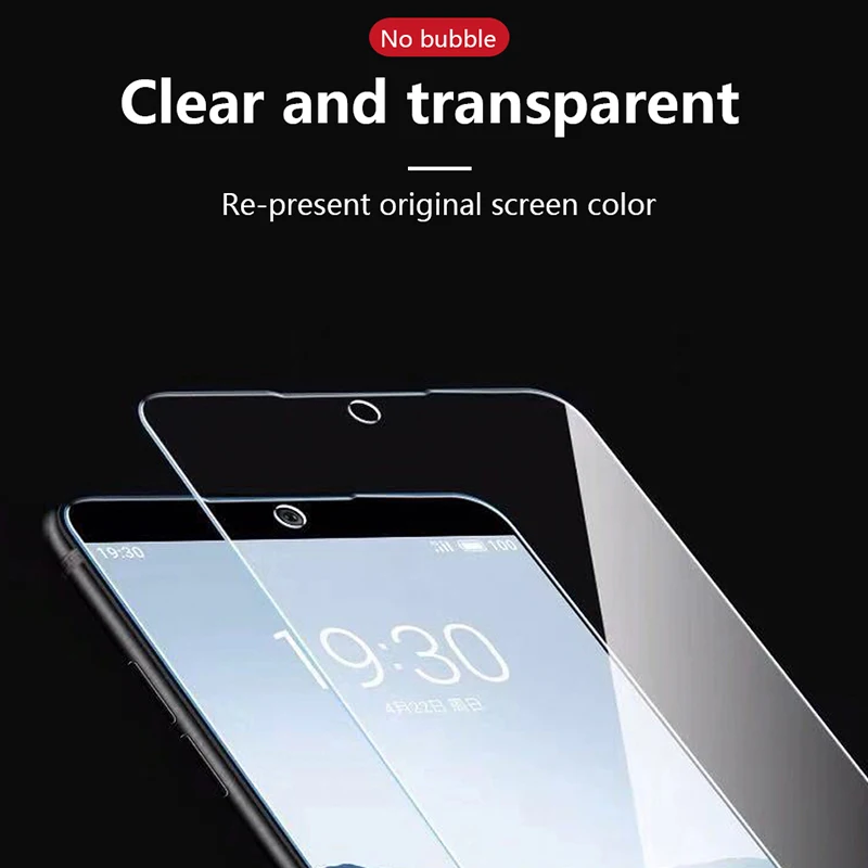 OUSU Phone Screen Protector Scratch Proof Tempered Glass For meizu 16 plus mx 6 pro7 V8 15 Protective Film 16x | Мобильные телефоны