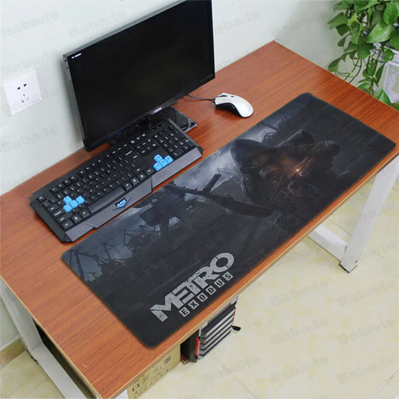 Babaite пользовательские кожи Metro Exodus Силиконовые большой/маленький коврик для мыши игры большой коврик для мыши клавиатуры коврик