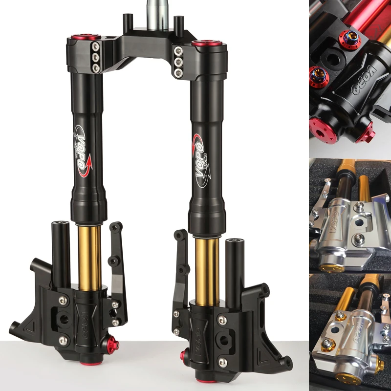 

High Quality Motorcycle Front Shock Absorber/suspension Double Adjustable For Yamaha Scooter Bws Cygnus Modify