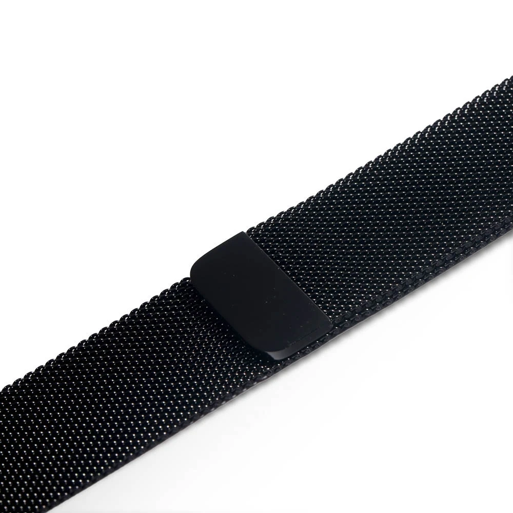 Black (Strap only) Yolovie Металлическая петля Starp для Apple Watch 5 4 Band 44 мм 40 мм, металлический защитный чехол для iWatch 3 2 1 42 мм 38 мм браслет наручный ремень - Цвет ремешка: Black (Strap only)