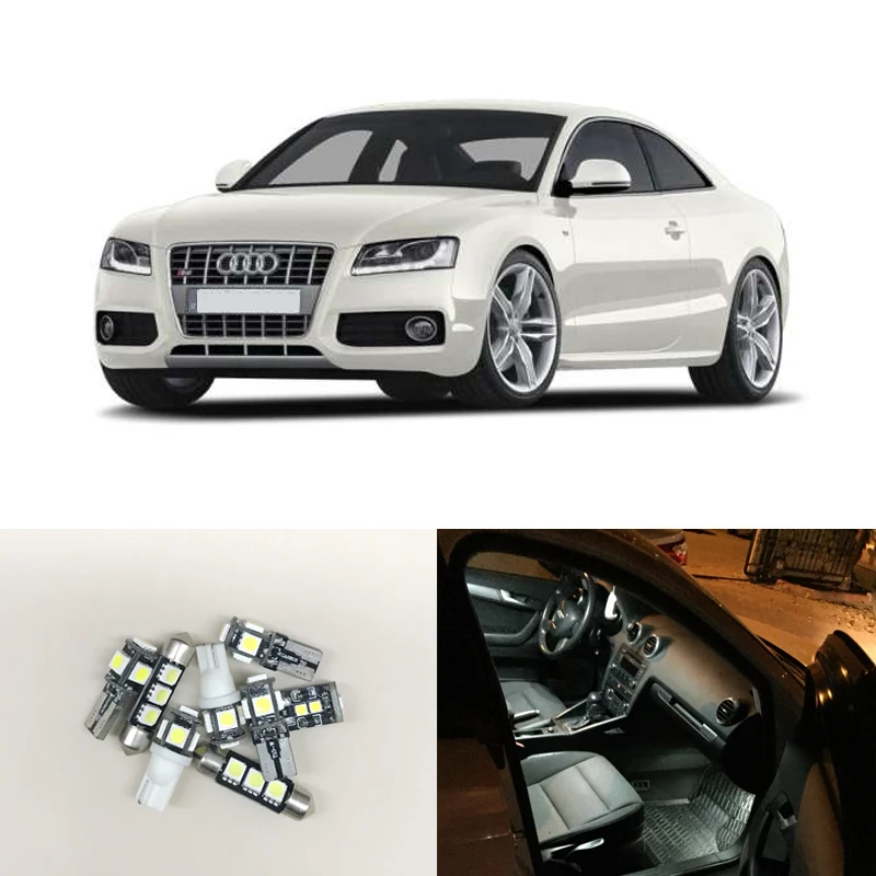 Подходит для Audi A5 S5 08 12 белый светодиодный светильник s внутренняя посылка